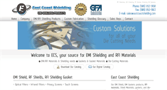 Desktop Screenshot of eastcoastshielding.com